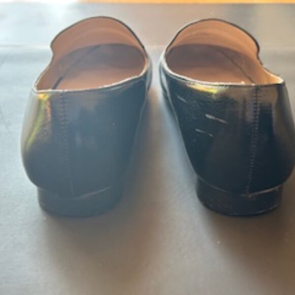 Black Loafers with Red Rose Embroidery - Picture 4 of 5